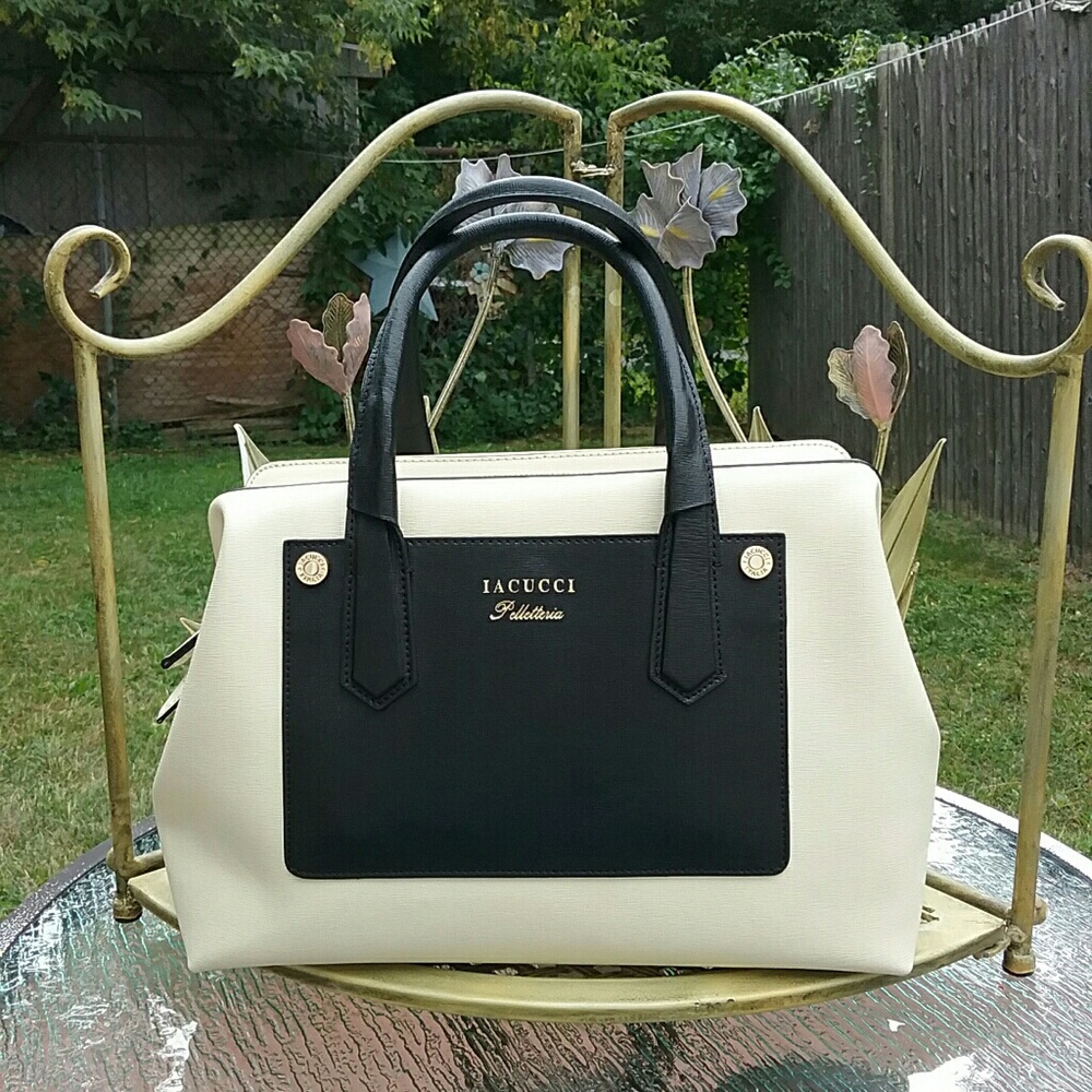 Leather Pelletieria Italian bag